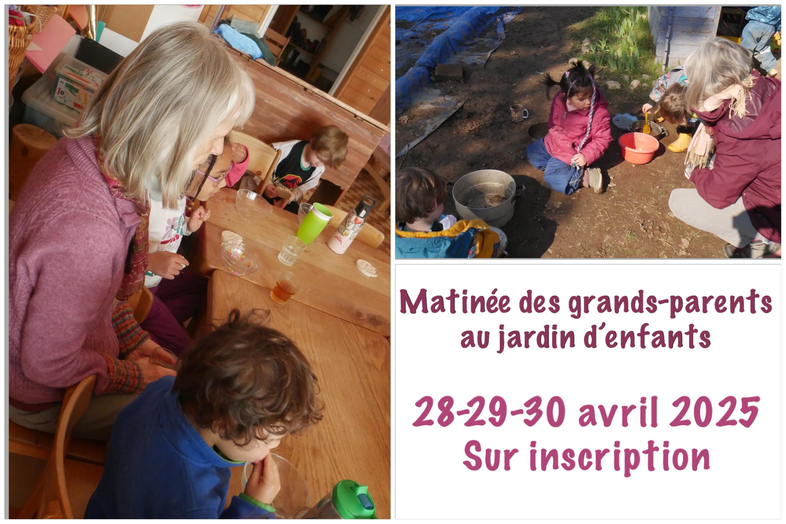 Matinée des grands-parents au Jardin d’enfants